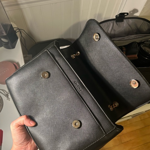 Bebe black chain purse - Picture 5 of 6